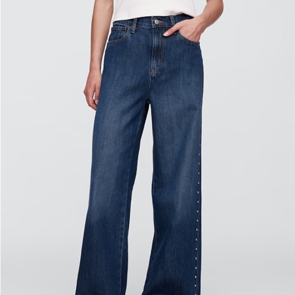 Gap Women's Super-soft Wide-Leg Jeans NWT - Picture 3 of 6